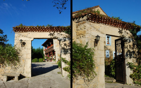 Entrada cerrada a la propiedad